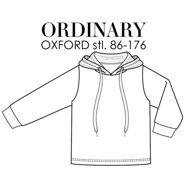 oxford hoddie Ord symönster slöjdserien