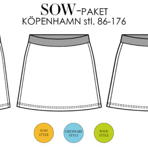 köpenhamn trikå kjol SOW-paket symönster slöjdserien