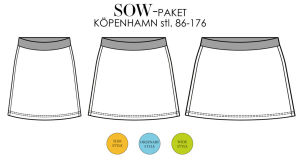 köpenhamn trikå kjol SOW-paket symönster slöjdserien