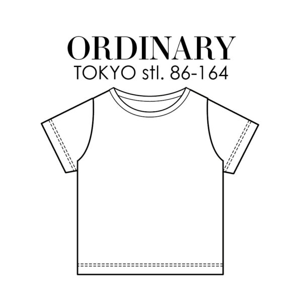 tokyo t-shirt Ord symönster slöjdserien