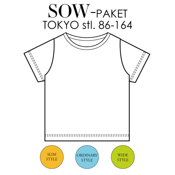 tokyo t-shirt SOW-paket symönster slöjdserien