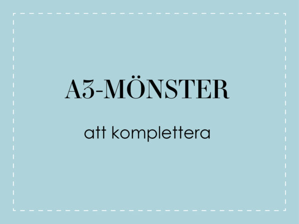 saknat mönsterark A3